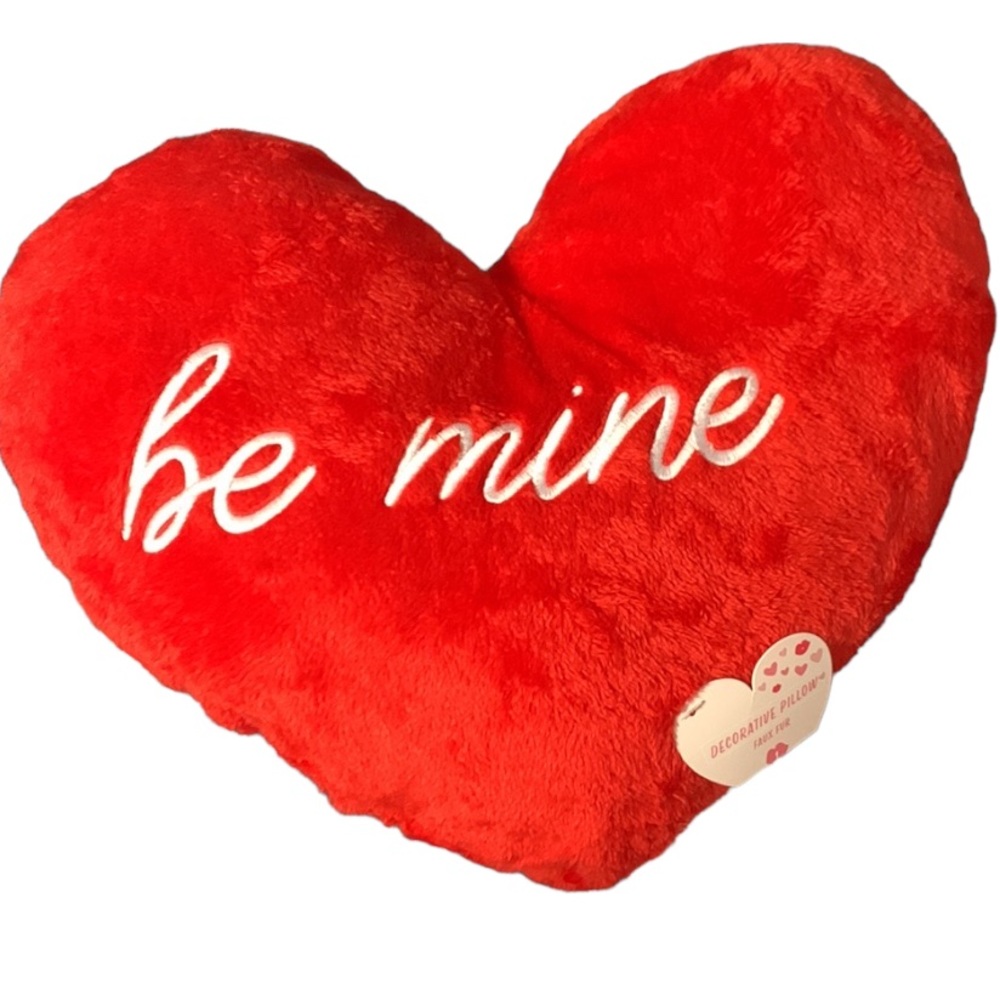 “Be Mine” Heart Shaped Red Valentine Pillow [Buy One Get One]